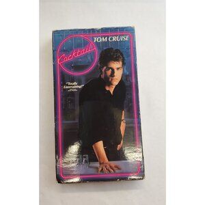 Vintage Cocktail VHS Movie Tape - Tom Cruise